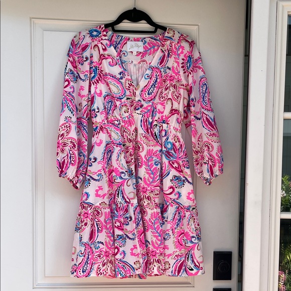 Lilly Pulitzer Dress, lined . Worn once - Picture 1 of 5
